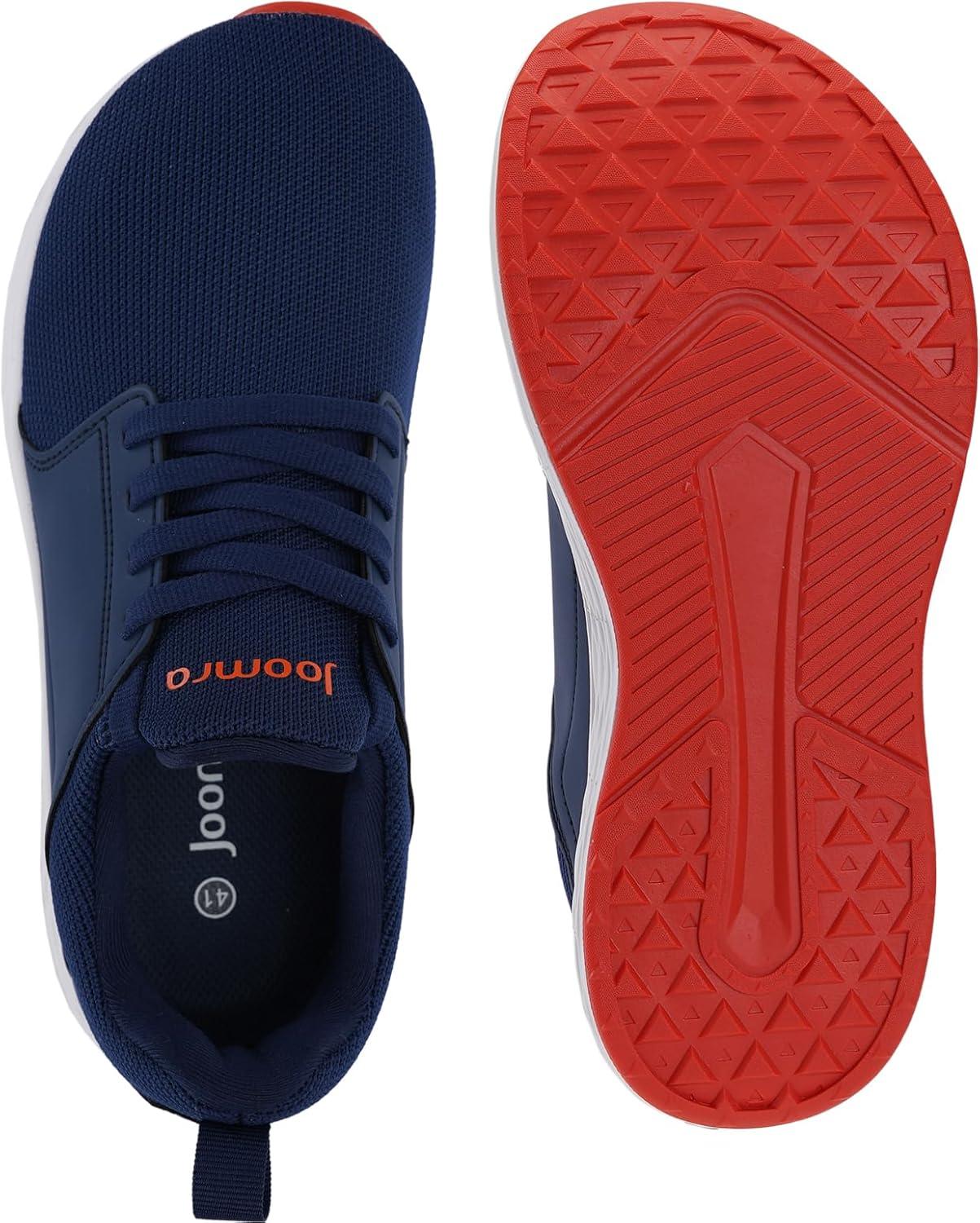 imageJoomra Mens Zero Drop Running Tennis Shoes  Slip on Walking Sneakers  Wide Toe BoxS86  Dark Blue