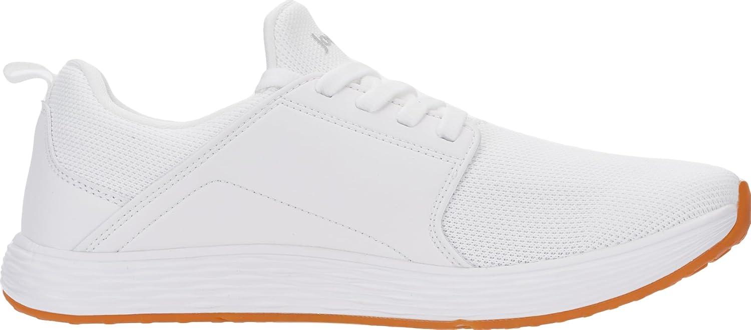 imageJoomra Mens Zero Drop Running Tennis Shoes  Slip on Walking Sneakers  Wide Toe BoxS86  White