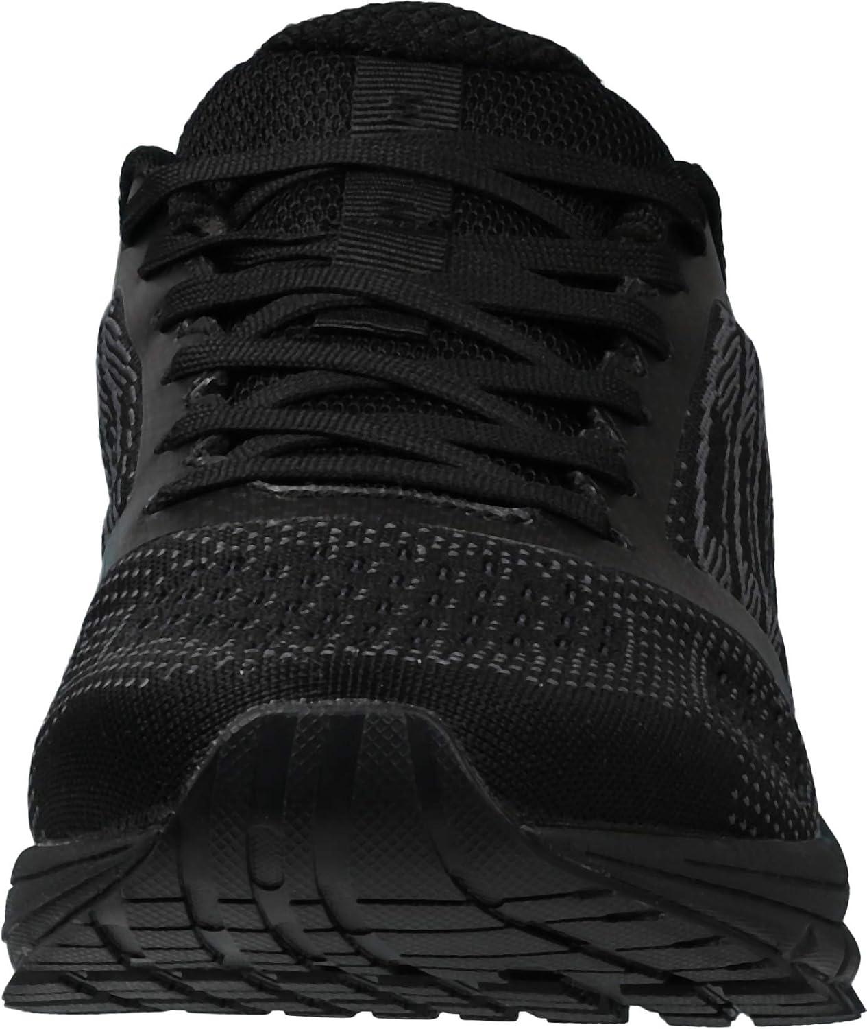 imageJoomra Whitin Mens Supportive Running Shoes Cushioned Athletic SneakersS5  All Black