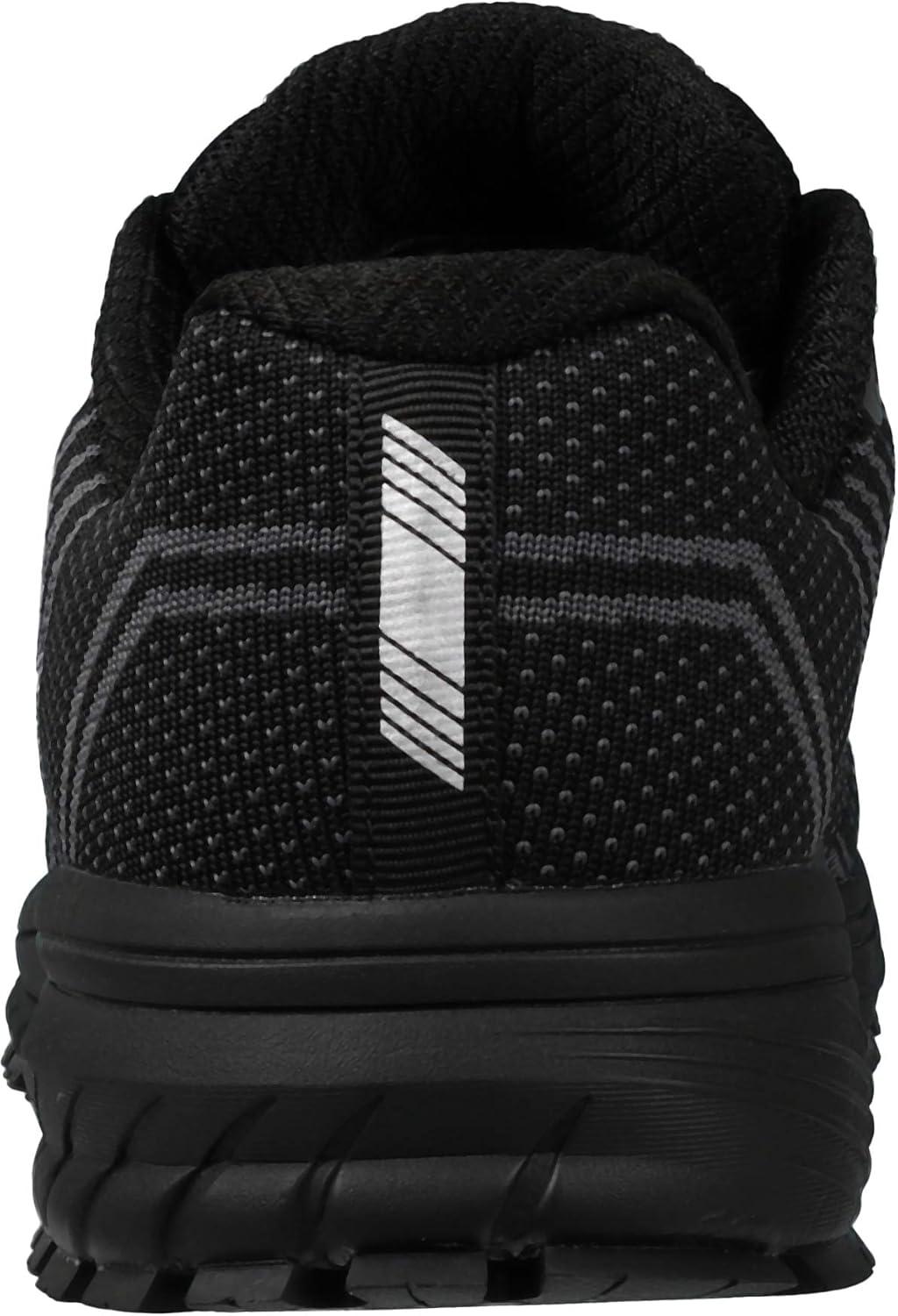 imageJoomra Whitin Mens Supportive Running Shoes Cushioned Athletic SneakersS5  All Black