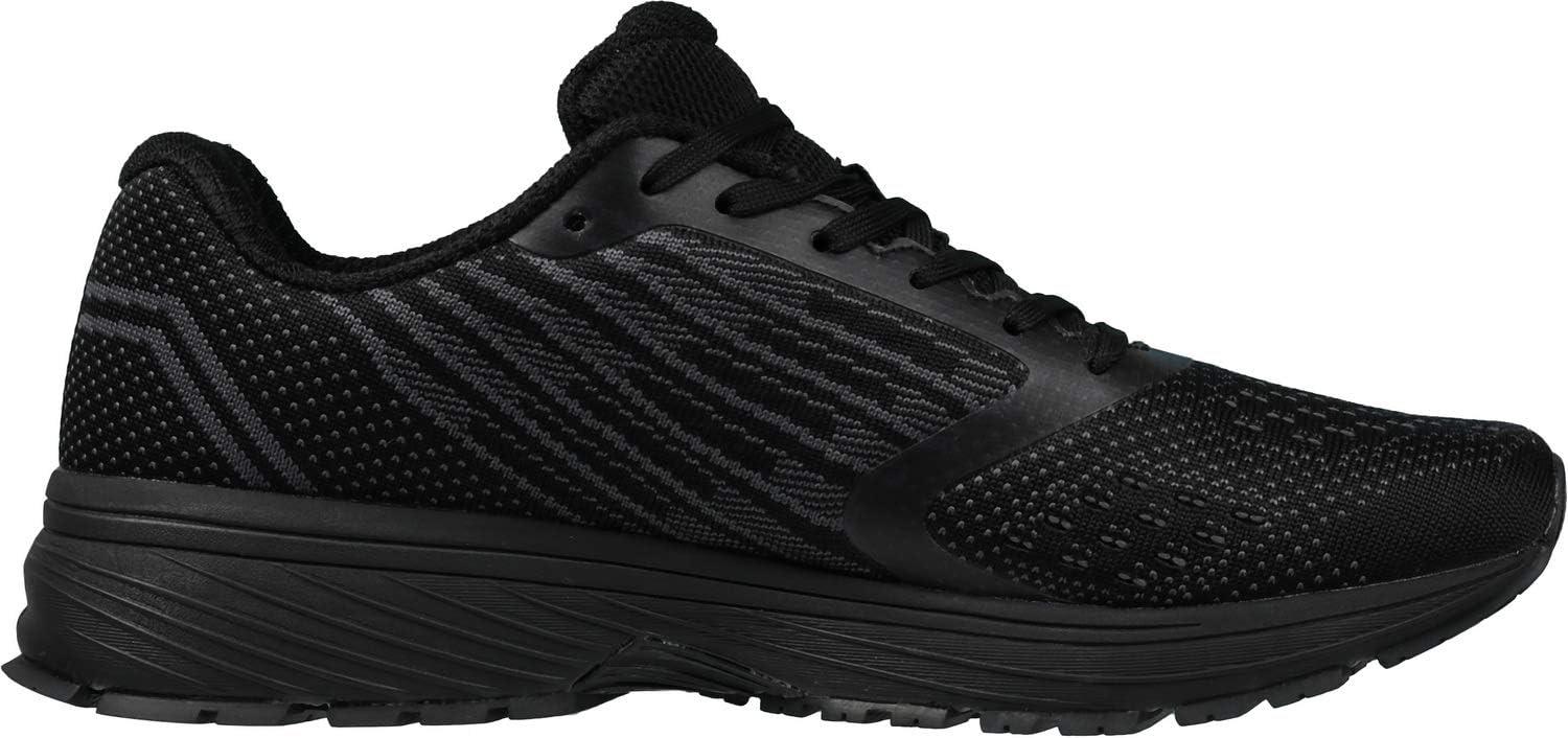imageJoomra Whitin Mens Supportive Running Shoes Cushioned Athletic SneakersS5  All Black