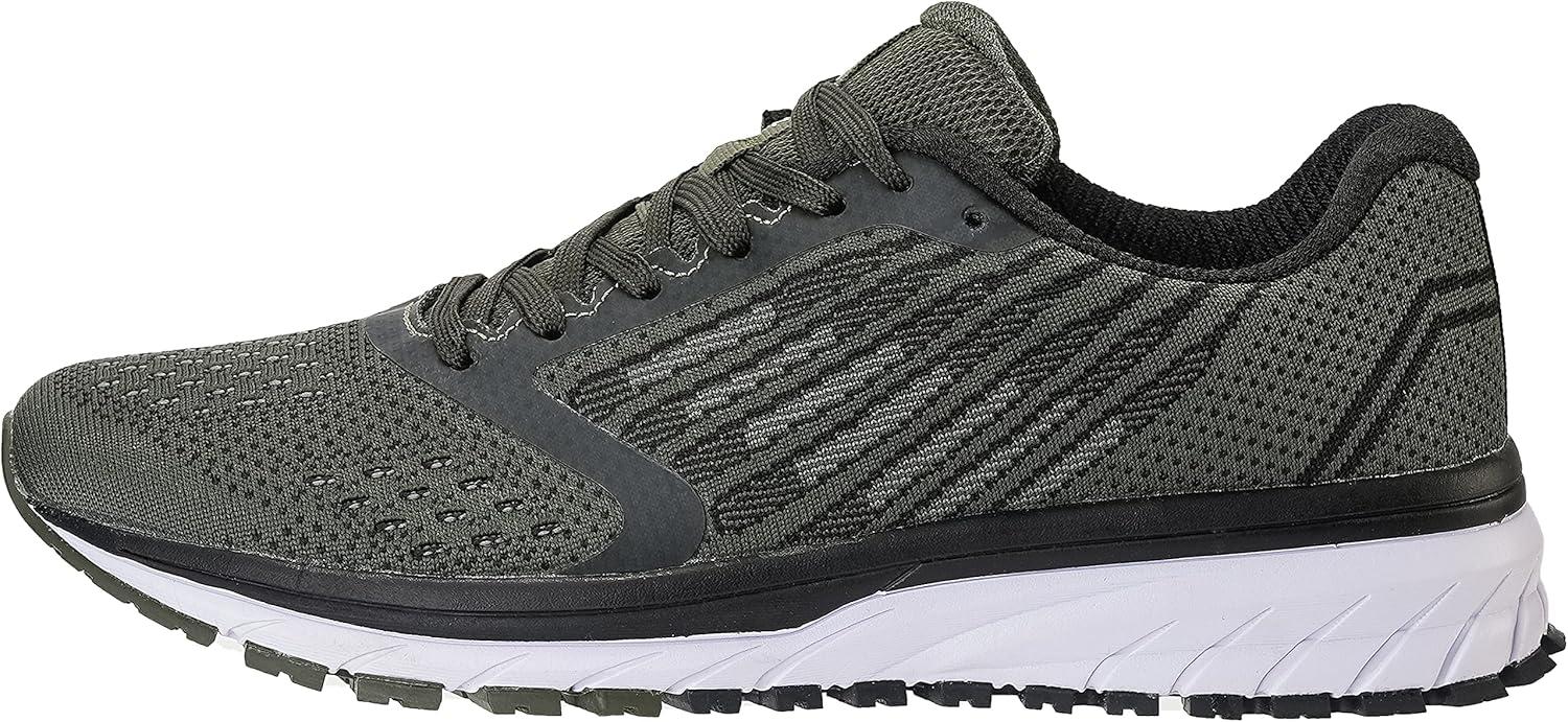 imageJoomra Whitin Mens Supportive Running Shoes Cushioned Athletic SneakersS5  Army Green