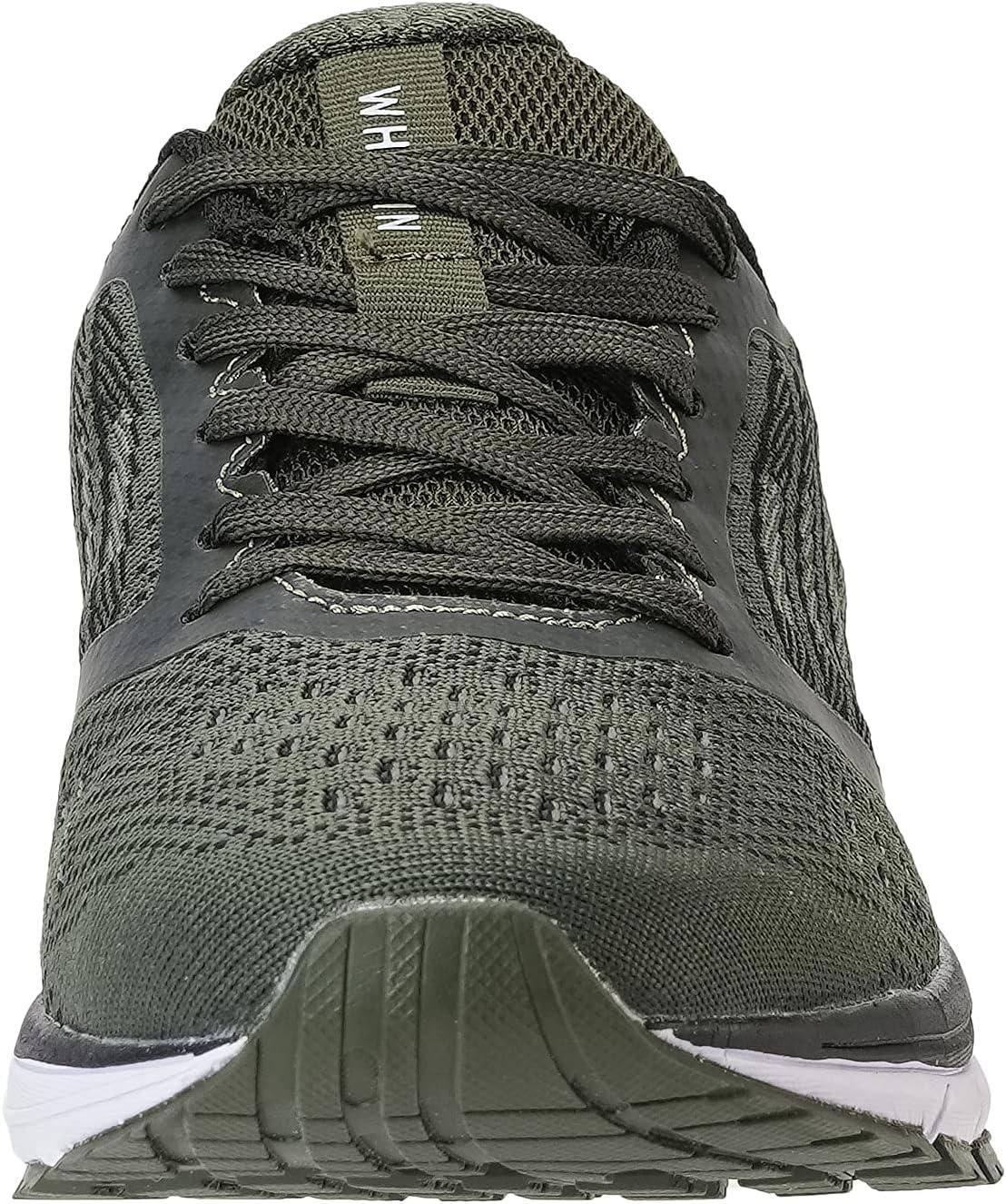 imageJoomra Whitin Mens Supportive Running Shoes Cushioned Athletic SneakersS5  Army Green