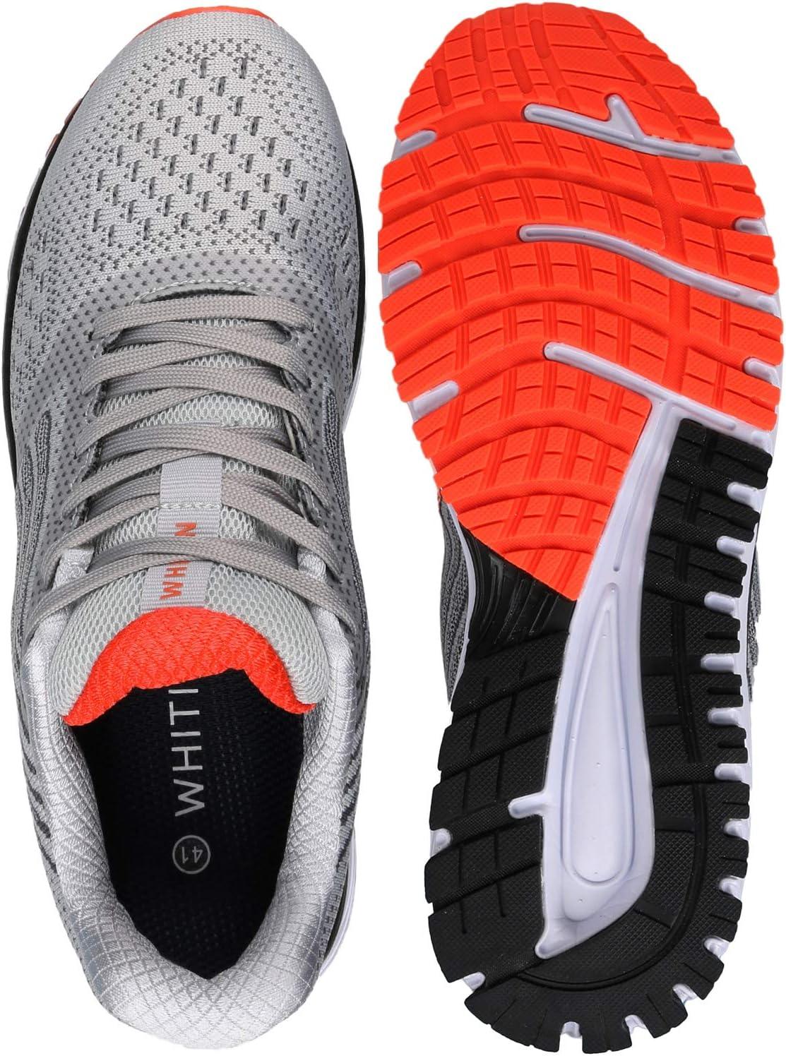imageJoomra Whitin Mens Supportive Running Shoes Cushioned Athletic SneakersS5  Light Grey