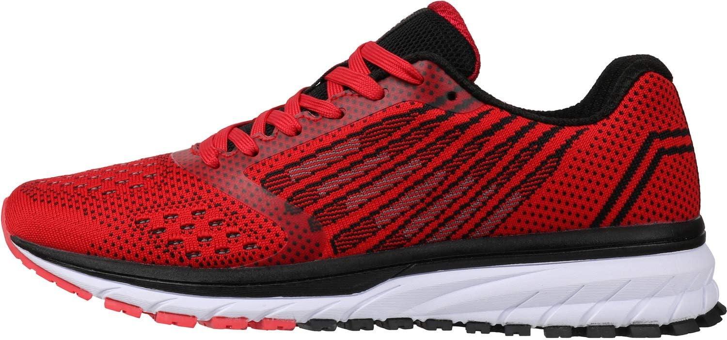 imageJoomra Whitin Mens Supportive Running Shoes Cushioned Athletic SneakersS5  Red