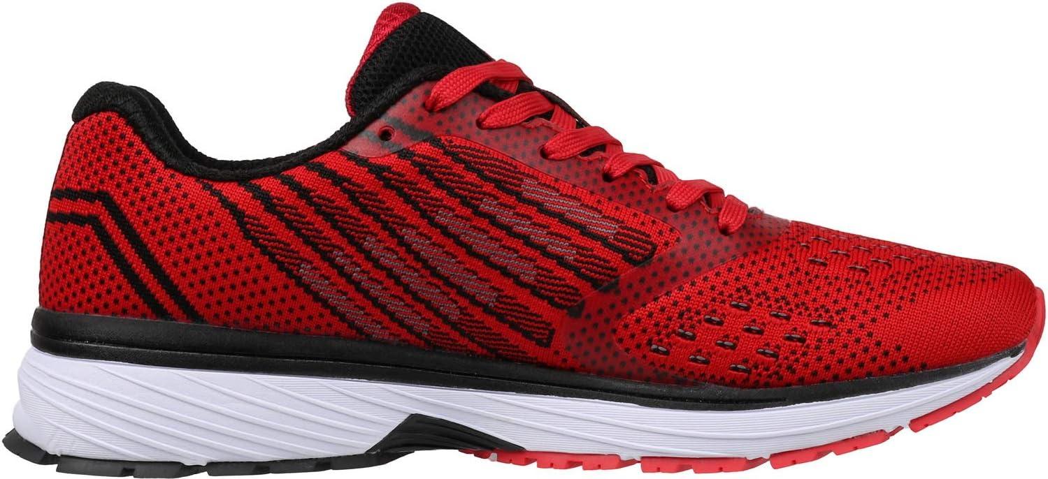 imageJoomra Whitin Mens Supportive Running Shoes Cushioned Athletic SneakersS5  Red