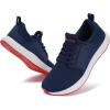 imageJoomra Mens Zero Drop Running Tennis Shoes  Slip on Walking Sneakers  Wide Toe BoxS86  Dark Blue
