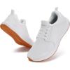 imageJoomra Mens Zero Drop Running Tennis Shoes  Slip on Walking Sneakers  Wide Toe BoxS86  White