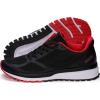 imageJoomra Whitin Mens Supportive Running Shoes Cushioned Athletic SneakersBlack RedMesh