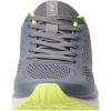 imageJoomra Whitin Mens Supportive Running Shoes Cushioned Athletic SneakersGrey Neon GreenMesh