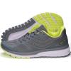 imageJoomra Whitin Mens Supportive Running Shoes Cushioned Athletic SneakersGrey Neon GreenMesh