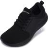 imageJoomra Mens Zero Drop Running Tennis Shoes  Slip on Walking Sneakers  Wide Toe BoxS86  All Black