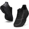 imageJoomra Whitin Mens Supportive Running Shoes Cushioned Athletic SneakersBlackMesh