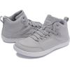 imageJoomra Womens High Top Minimalist Barefoot Sneakers Size 7 Walking Gym Zero Drop Boots Fashion Hitop Non Slip Shoes Grey 38