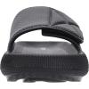 imageJoomra Slides for Women and Men Recovery Pillow Slippers Diabetic Sandals  Adjustable Strap  Dual Cushioned Thick SoleAdjustable  Black