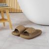 imageJoomra Slides for Women and Men Recovery Pillow Slippers Diabetic Sandals  Adjustable Strap  Dual Cushioned Thick SoleAdjustable  Brown
