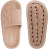 imageJoomra Slides for Women and Men Recovery Pillow Slippers Diabetic Sandals  Adjustable Strap  Dual Cushioned Thick SoleAdjustable  Brown