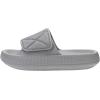 imageJoomra Slides for Women and Men Recovery Pillow Slippers Diabetic Sandals  Adjustable Strap  Dual Cushioned Thick SoleAdjustable  Grey
