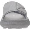 imageJoomra Slides for Women and Men Recovery Pillow Slippers Diabetic Sandals  Adjustable Strap  Dual Cushioned Thick SoleAdjustable  Grey