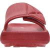 imageJoomra Slides for Women and Men Recovery Pillow Slippers Diabetic Sandals  Adjustable Strap  Dual Cushioned Thick SoleAdjustable  Wine Red
