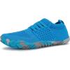 imageJoomra Womens Trail Running Barefoot Shoes  Wide Toe Box Minimalist Sneakers  Zero DropW21v2  Light Blue