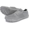 imageJoomra Womens Trail Running Barefoot Shoes  Wide Toe Box Minimalist Sneakers  Zero DropW21v2  Grey