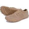 imageJoomra Womens Trail Running Barefoot Shoes  Wide Toe Box Minimalist Sneakers  Zero DropW21v2  Khaki