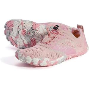 imageJoomra Womens Trail Running Barefoot Shoes  Wide Toe Box Minimalist Sneakers  Zero DropW20  Pink