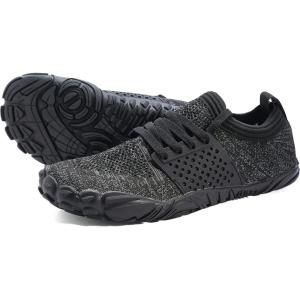imageJoomra Womens Trail Running Barefoot Shoes  Wide Toe Box Minimalist Sneakers  Zero DropW21v2  Black