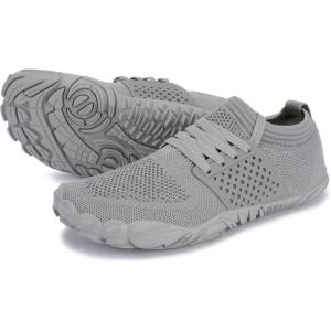 imageJoomra Womens Trail Running Barefoot Shoes  Wide Toe Box Minimalist Sneakers  Zero DropW21v2  Grey
