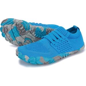 imageJoomra Womens Trail Running Barefoot Shoes  Wide Toe Box Minimalist Sneakers  Zero DropW21v2  Light Blue
