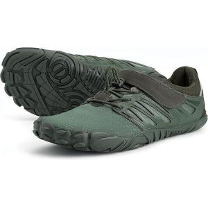 imageJoomra Womens Trail Running Barefoot Shoes  Wide Toe Box Minimalist Sneakers  Zero DropW30  Army Green