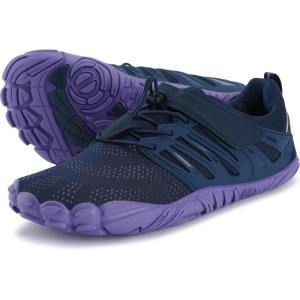 imageJoomra Womens Trail Running Barefoot Shoes  Wide Toe Box Minimalist Sneakers  Zero DropW30  Dark Purple