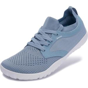imageJoomra Womens Wide Minimalist Barefoot Shoes  Wide Toe Box Fashion Sneakers  Zero Drop Grippy SoleW52v2  Blue