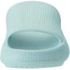 imageJoomra Pillow Slippers for Women and Men Non Slip Quick Drying Shower Slides Bathroom Sandals  Ultra Cushion  Thick SoleLight Blue