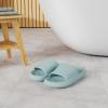 imageJoomra Pillow Slippers for Women and Men Non Slip Quick Drying Shower Slides Bathroom Sandals  Ultra Cushion  Thick SoleLight Blue