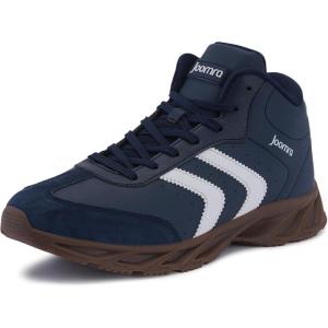 imageJoomra Mens Stylish Sneakers High Top AthleticInspired ShoesX66  Dark Blue