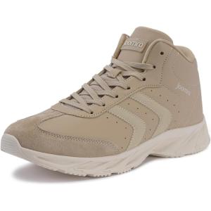 imageJoomra Mens Stylish Sneakers High Top AthleticInspired ShoesX66  Khaki