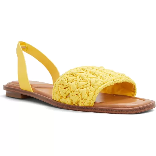 ALDO Womens Solena Flat SandalYellow