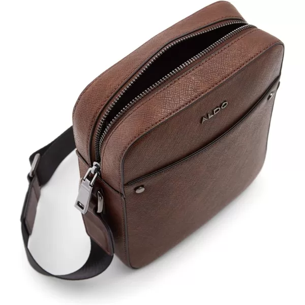 ALDO Mens Poani Crossbody BagDark Brown