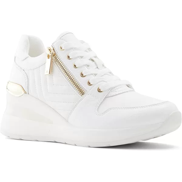 ALDO Womens Adwiwia SneakerWhite Quilted