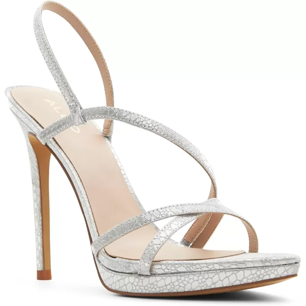 ALDO Womens Resurge Heeled SandalSilver