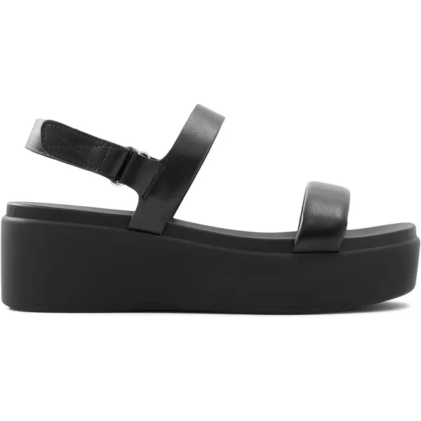 ALDO Womens Tisdal Wedge SandalBlack