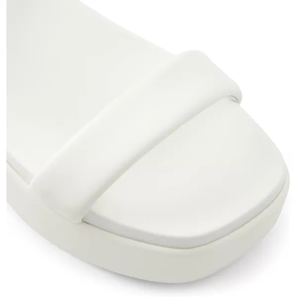 ALDO Womens Tisdal Wedge SandalOpen White