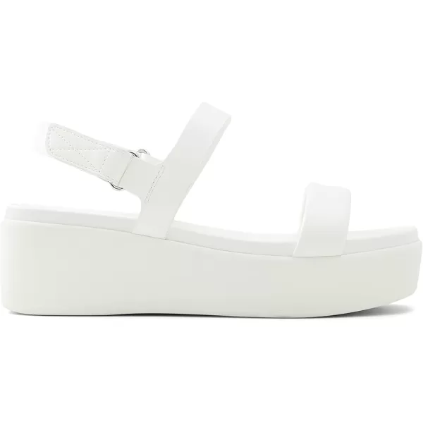 ALDO Womens Tisdal Wedge SandalOpen White