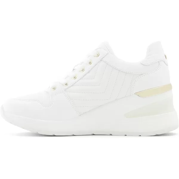 ALDO Womens Adwiwia SneakerWhite Quilted