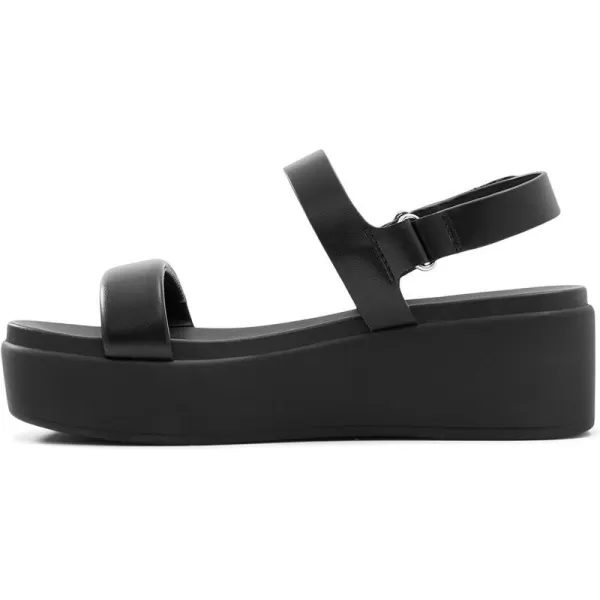 ALDO Womens Tisdal Wedge SandalBlack