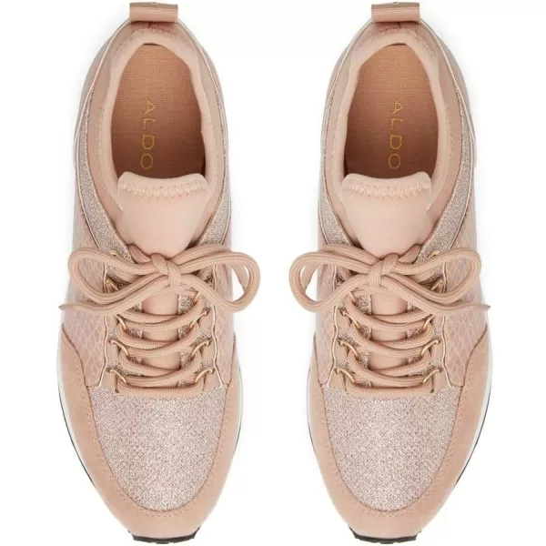 ALDO Womens Courtwood Fashion Lace Up SneakerRose Gold