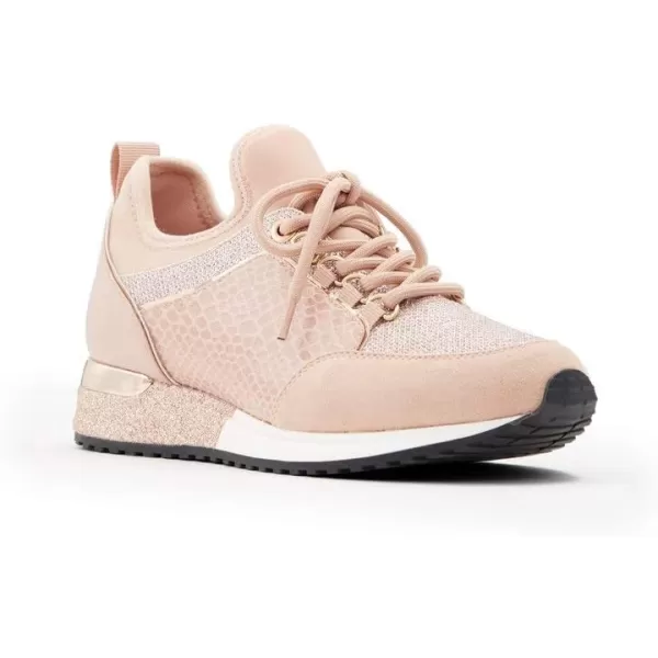 ALDO Womens Courtwood Fashion Lace Up SneakerRose Gold