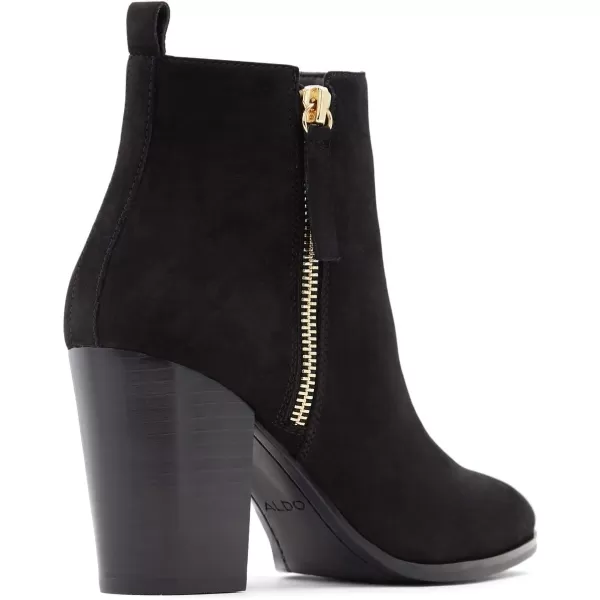 ALDO Womens Noemieflex Block Heel Ankle BootBlack